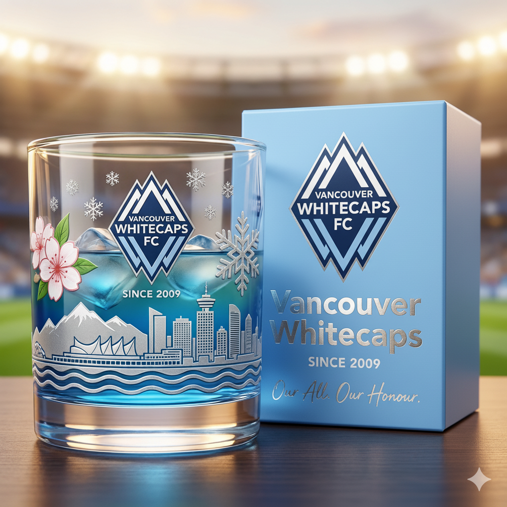 Vancouver Whitecaps FC Whiskey Glass
