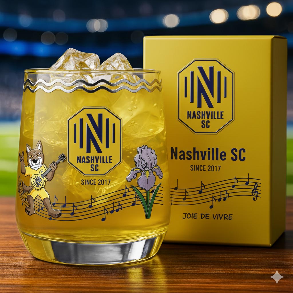 Nashville SC Whiskey Glass