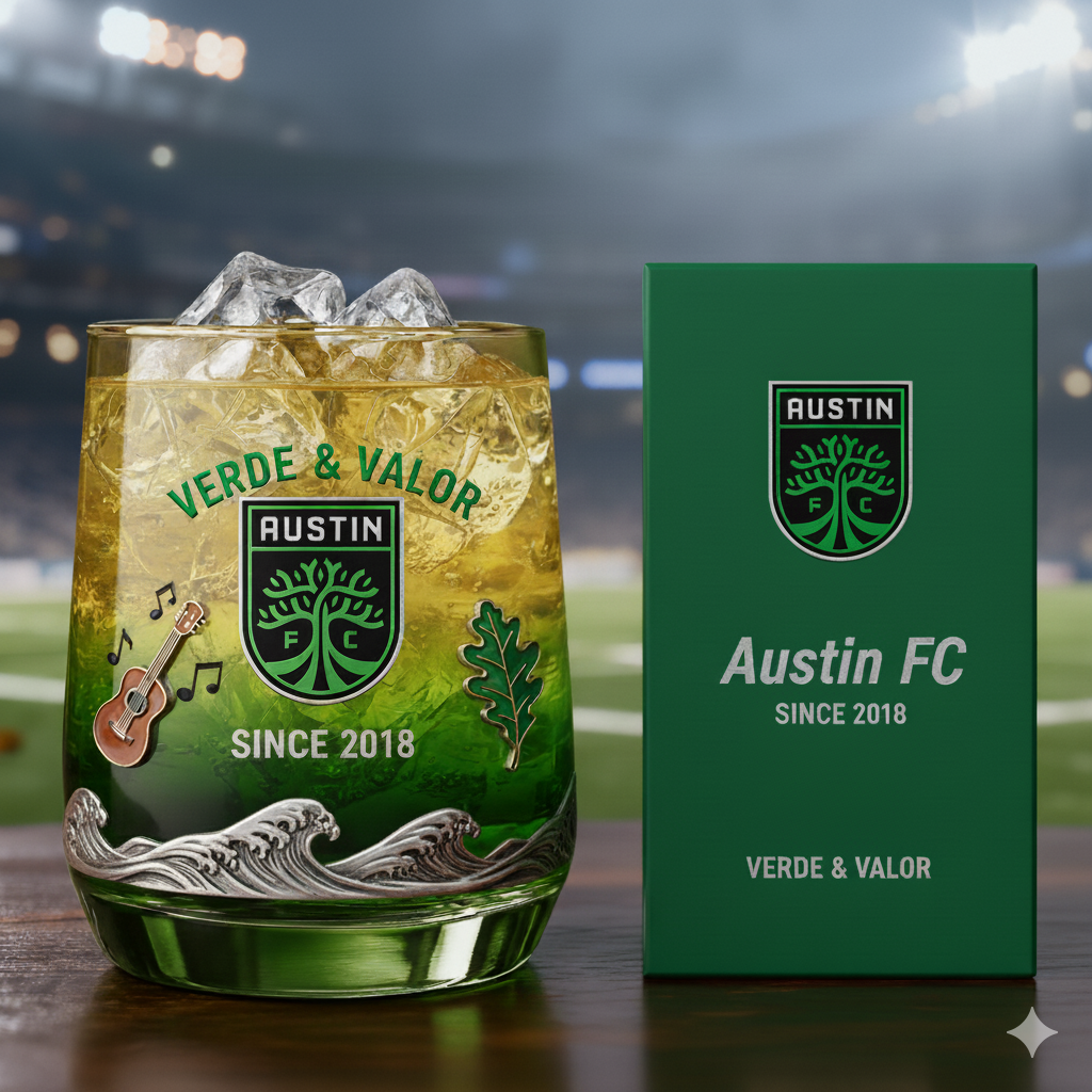 Austin FC Whiskey Glass