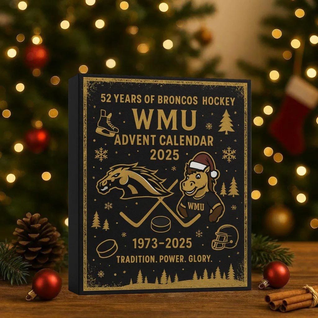 Western Michigan Broncos Men's Ice Hockey 52nd Anniversary Advent Calendar