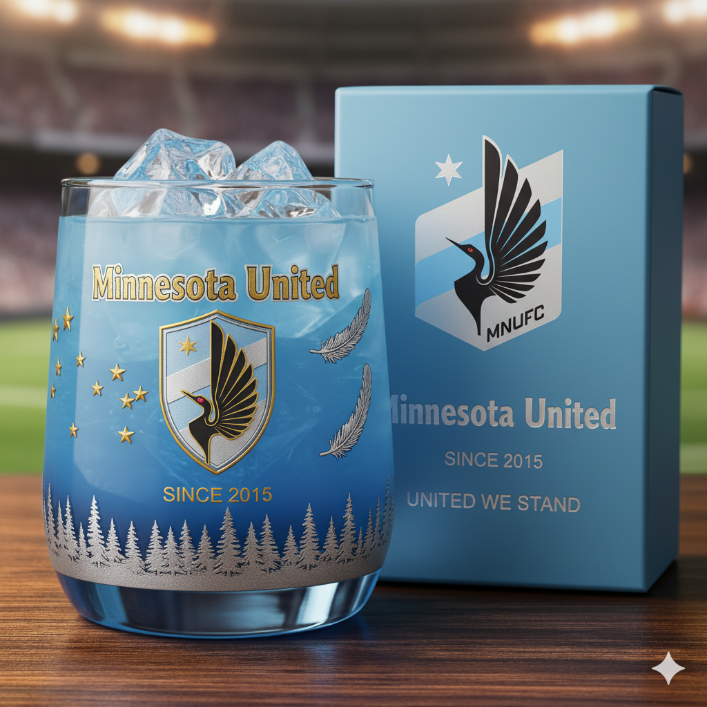 Minnesota United FC Whiskey Glass