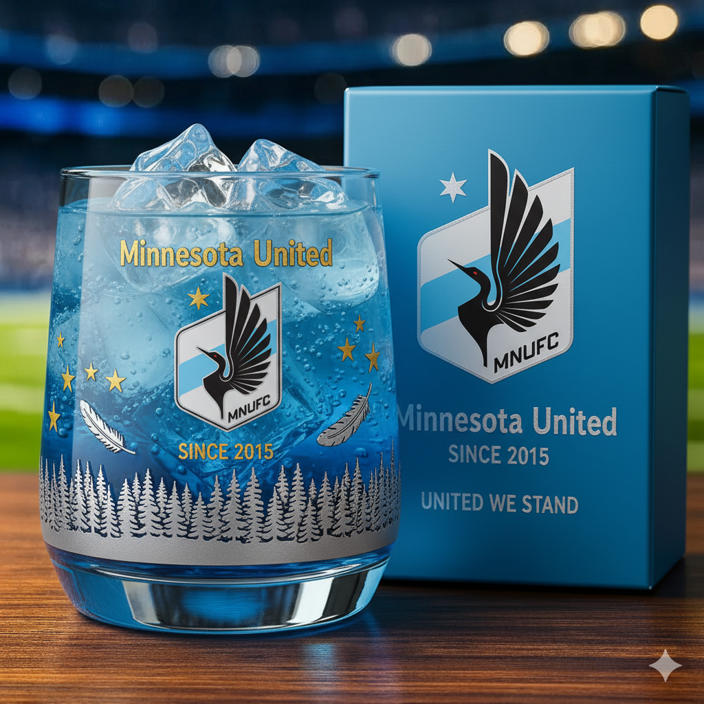 Minnesota United FC Whiskey Glass