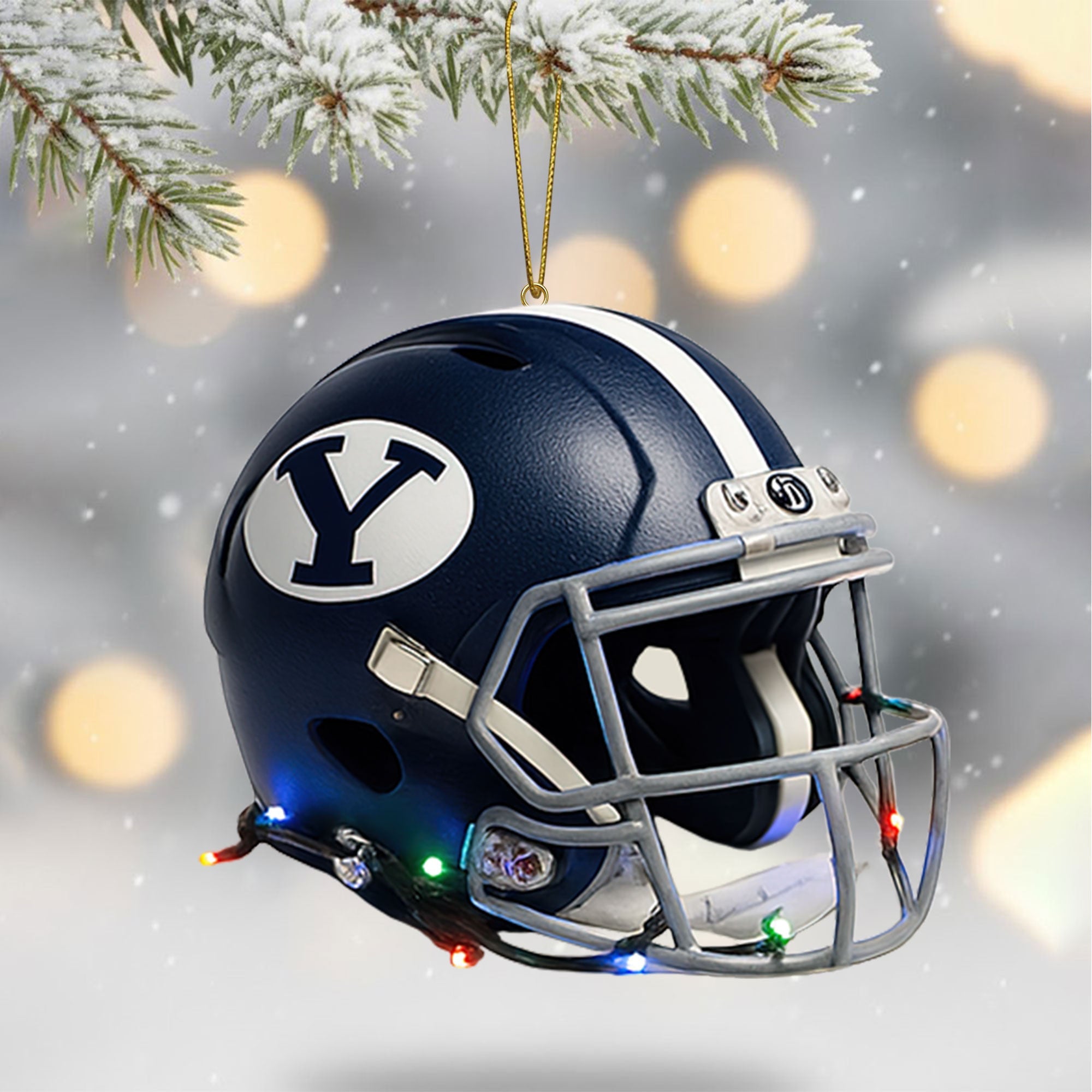 BYU 2025 Acrylic Christmas Tree Topper & Ornament Bundle - Exclusive Festive Fan Collectible Gift Set
