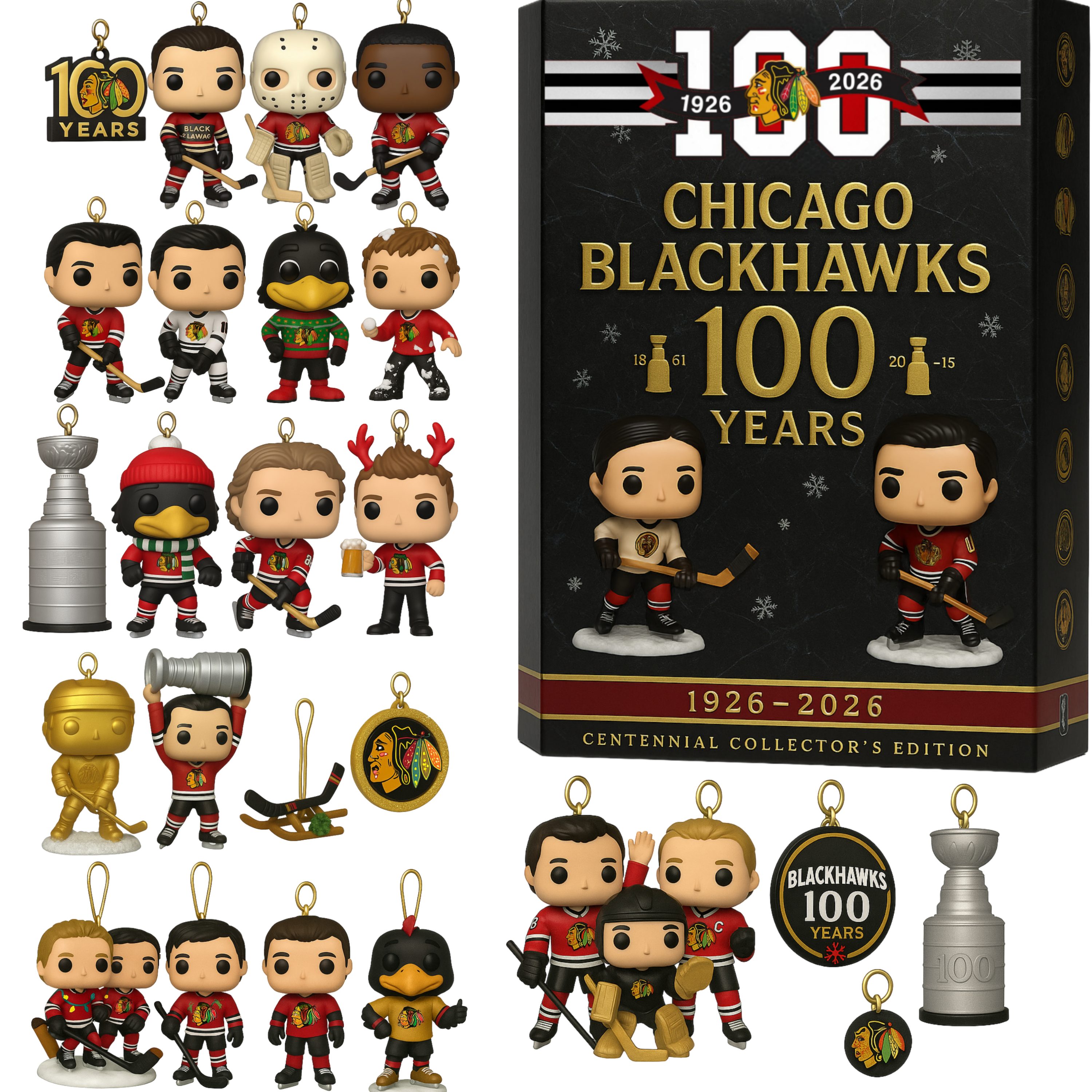 Chicago Blackhawks 100th Anniversary Advent Calendar