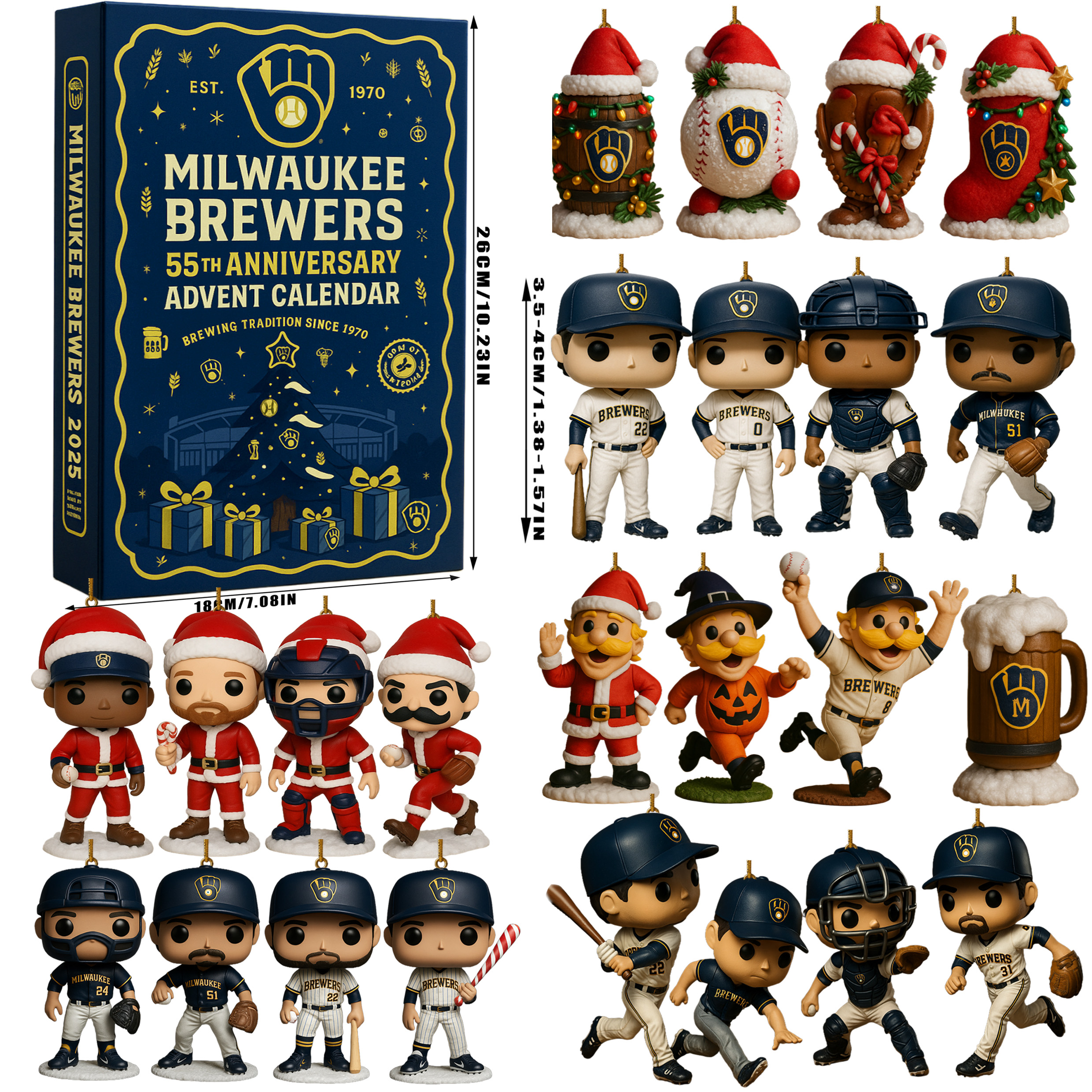 Milwaukee Brewers 55th Anniversary Advent Calendar 2025