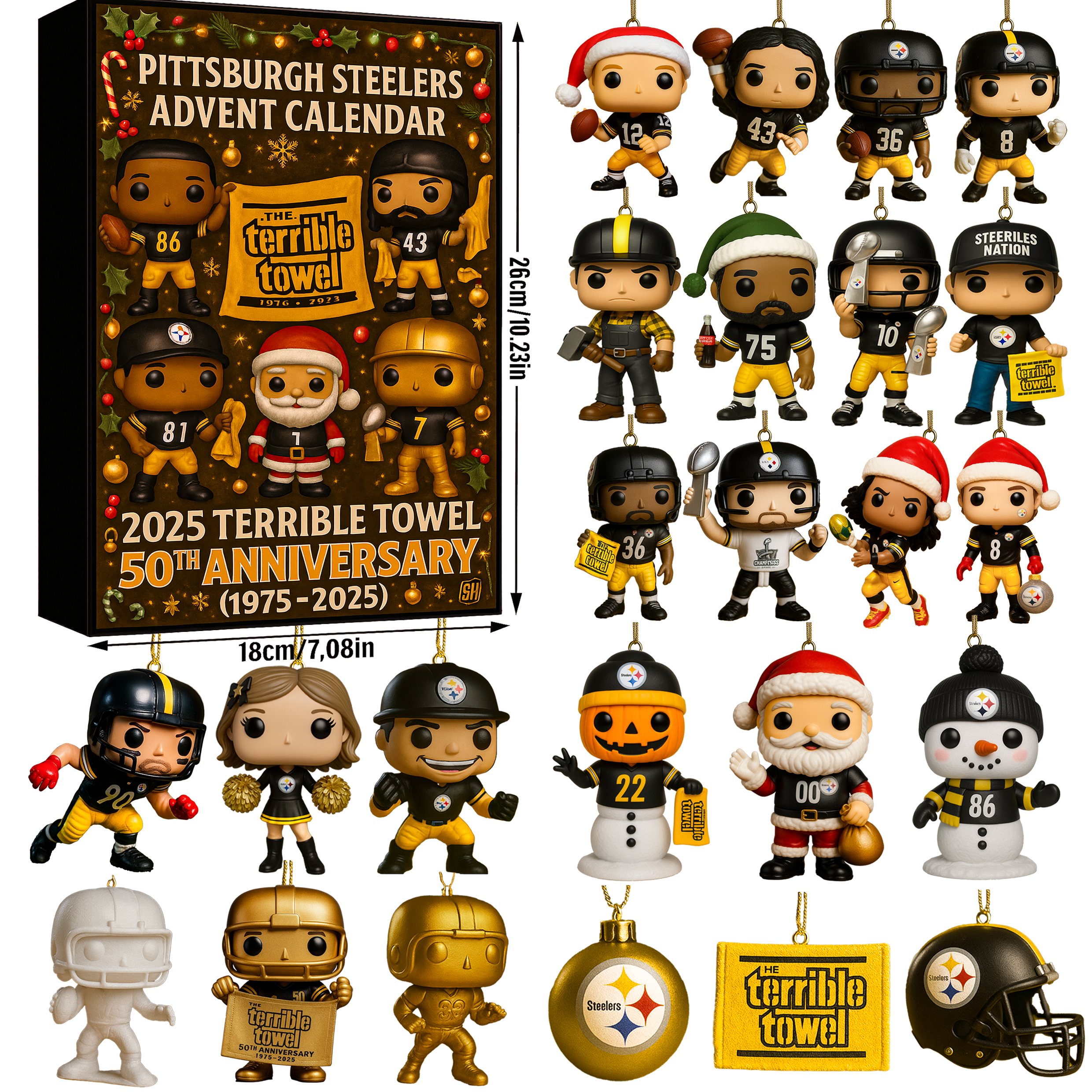 Pittsburgh Steelers 50th Anniversary Advent Calendar