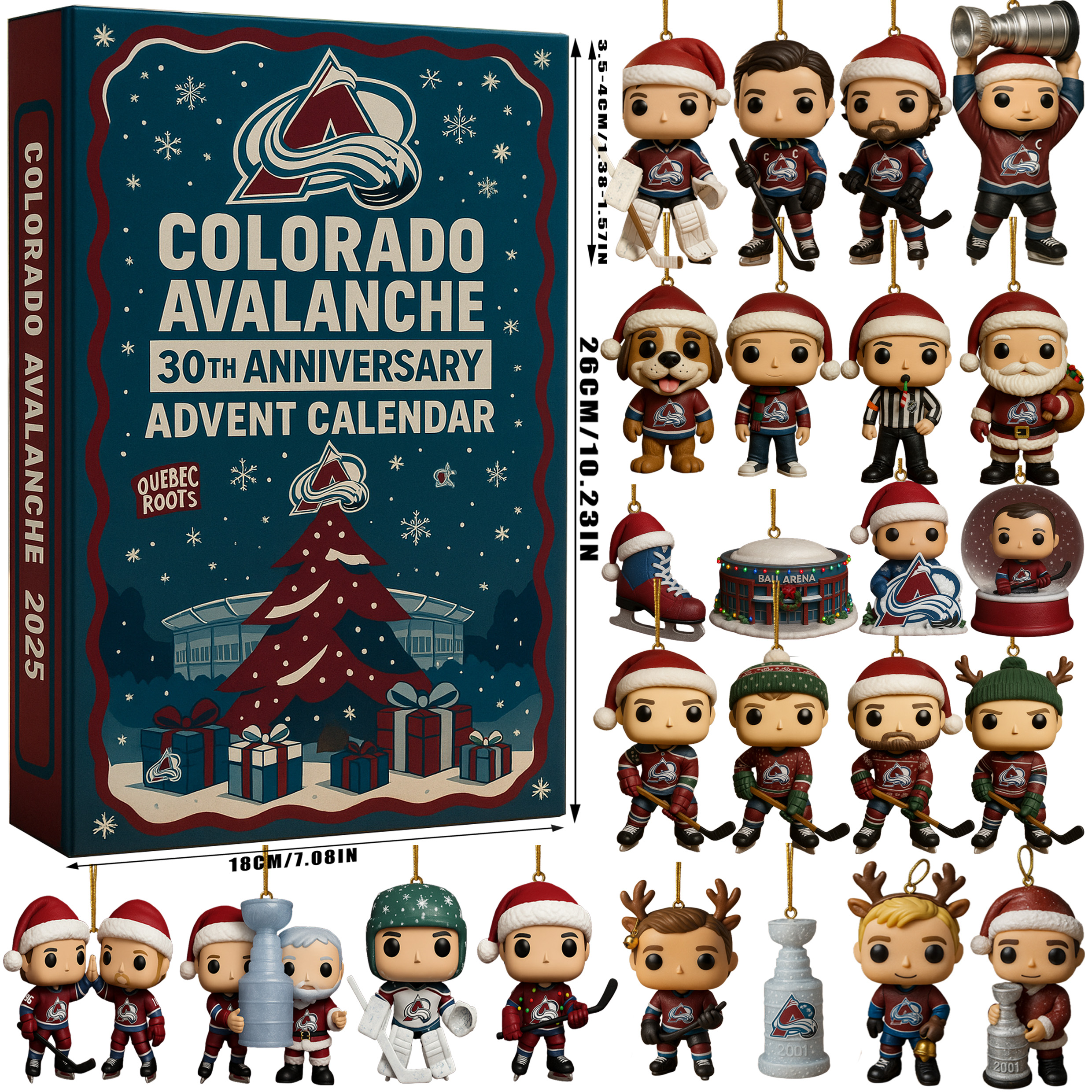 Colorado Avalanche 30th Anniversary Advent Calendar 2025