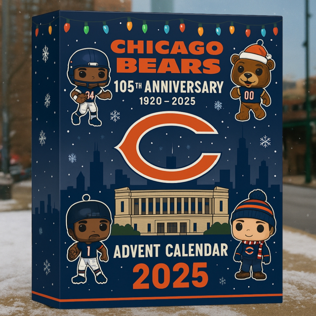 Chicago Bears 105th Anniversary 2025 Advent Calendar