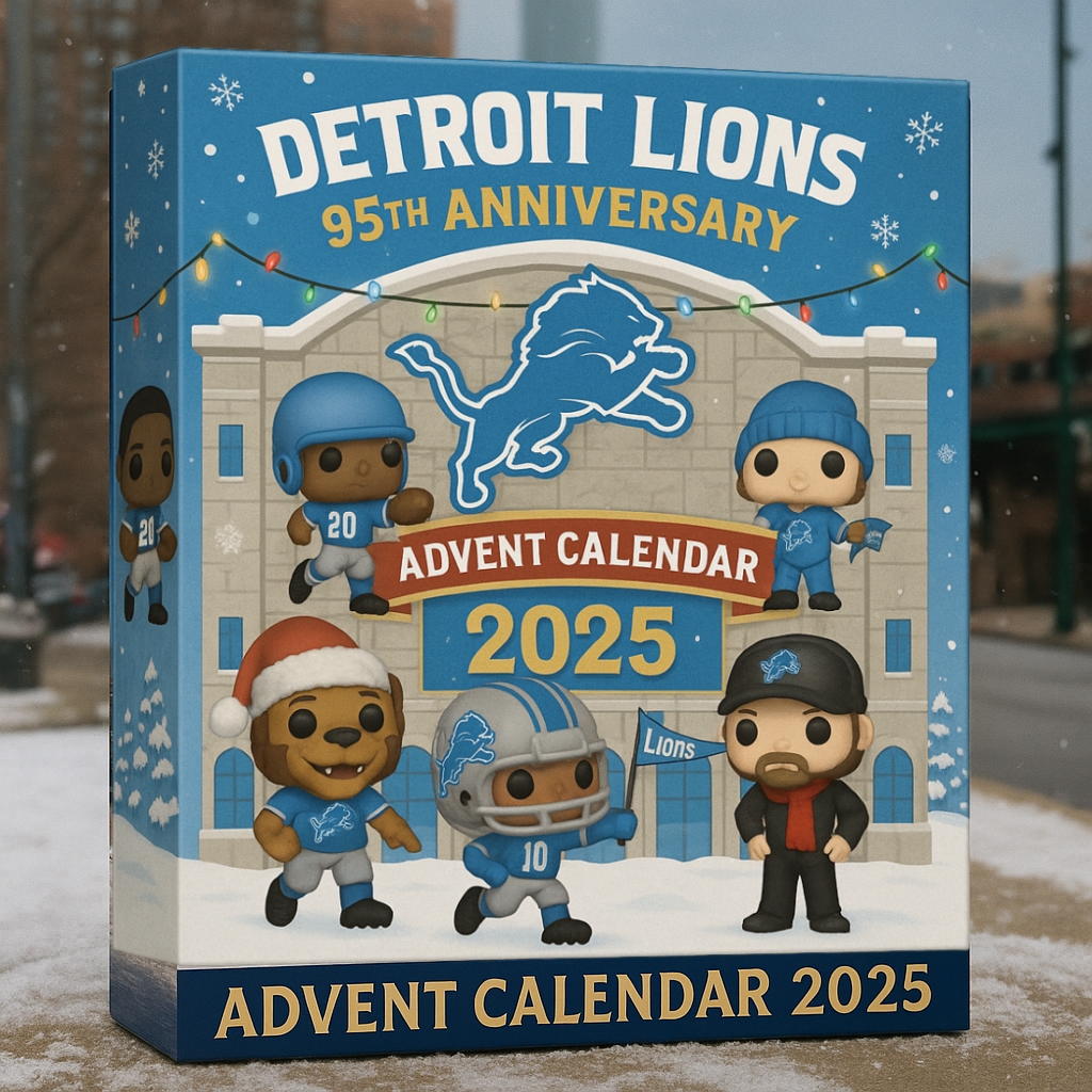 Detroit Lions 95th Anniversary 2025 Advent Calendar