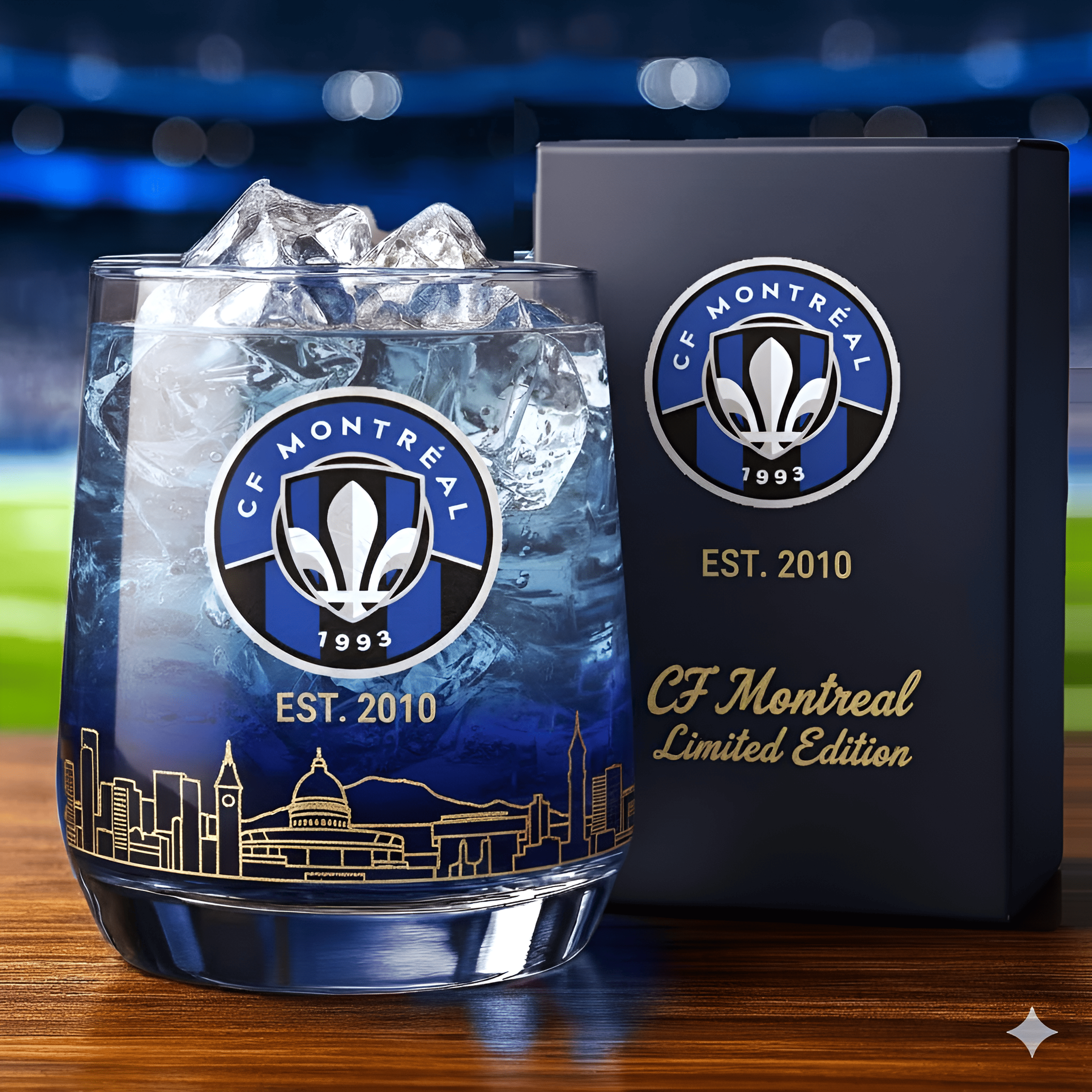 CF Montréal Whiskey Glass