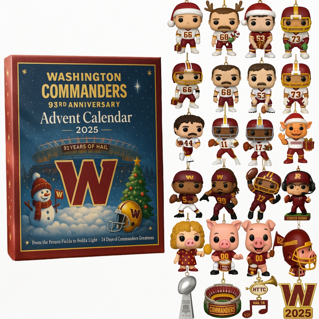 Washington Commanders 93rd Anniversary 2025 Advent Calendar