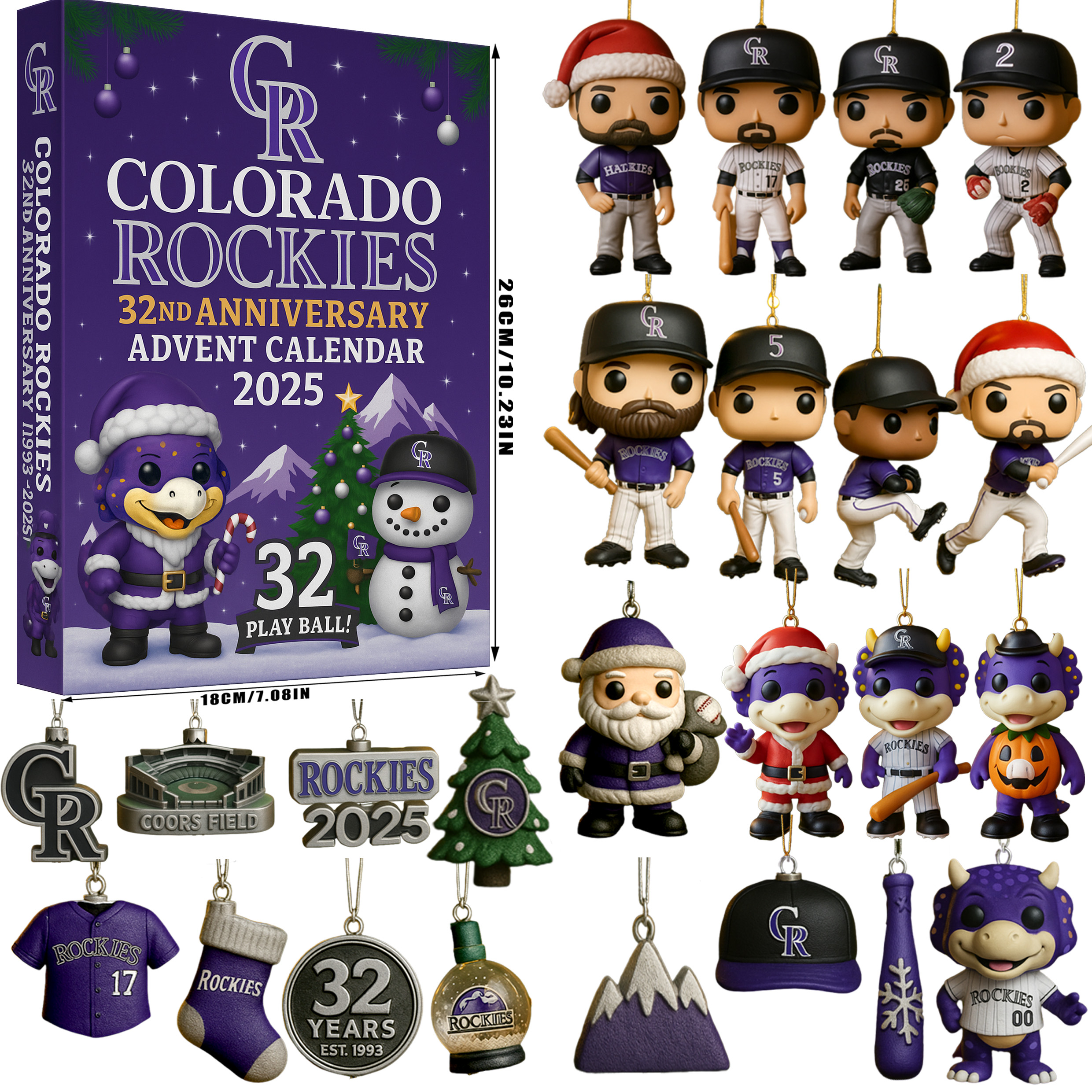 ⛰️💜 Colorado Rockies 32nd Anniversary Advent Calendar 2025