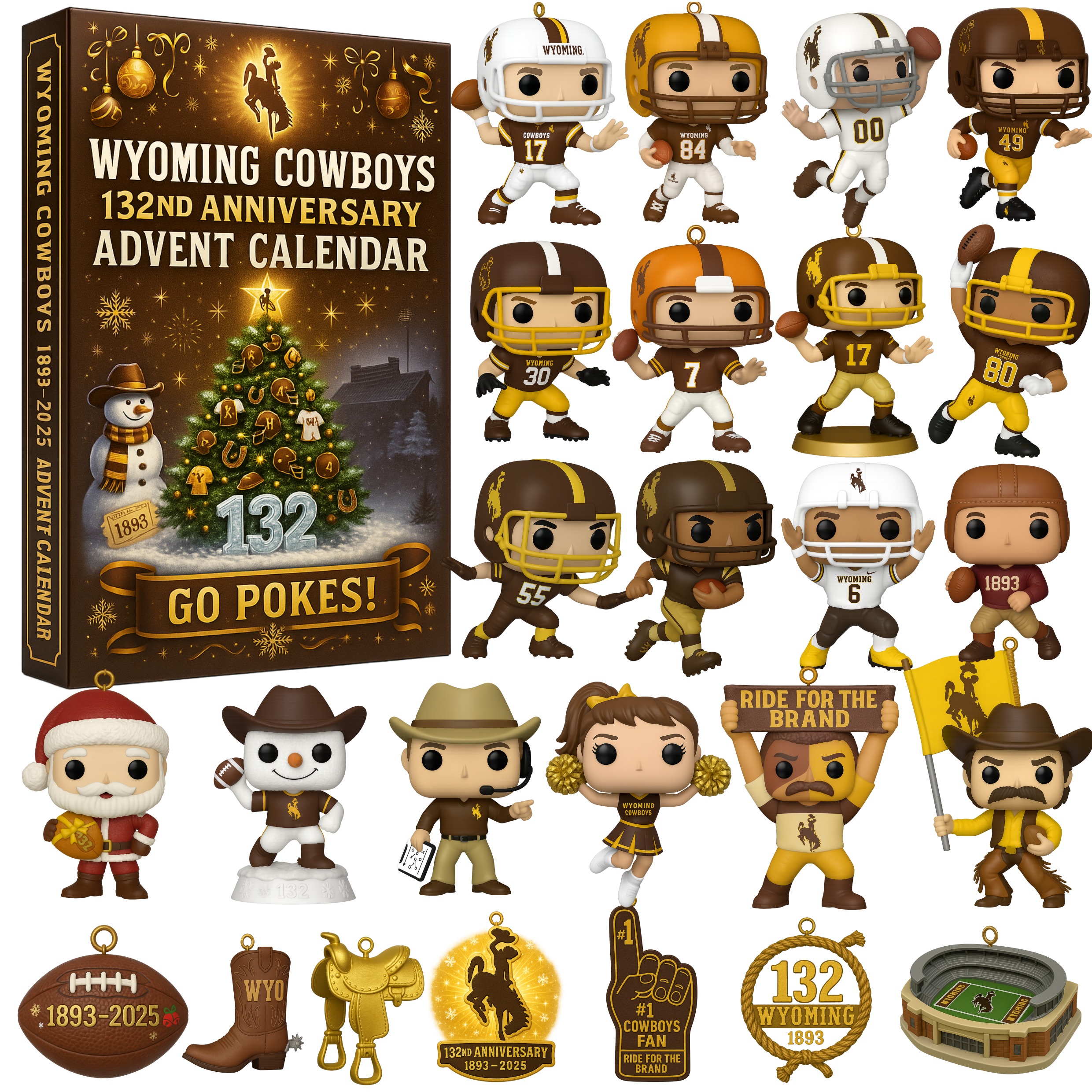 Wyoming Cowboys 132nd Anniversary Advent Calendar 2025