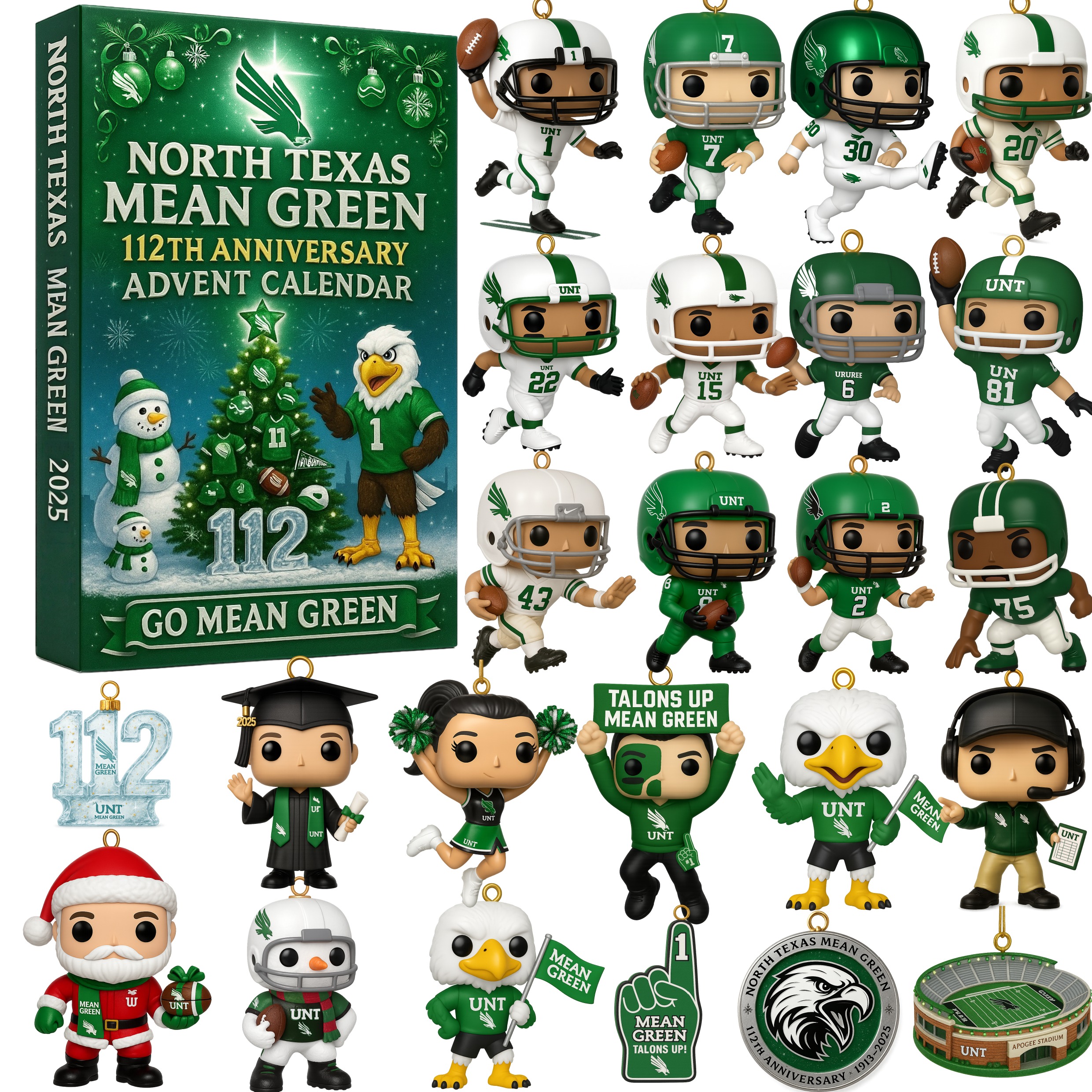 North Texas Mean Green 112th Anniversary Advent Calendar