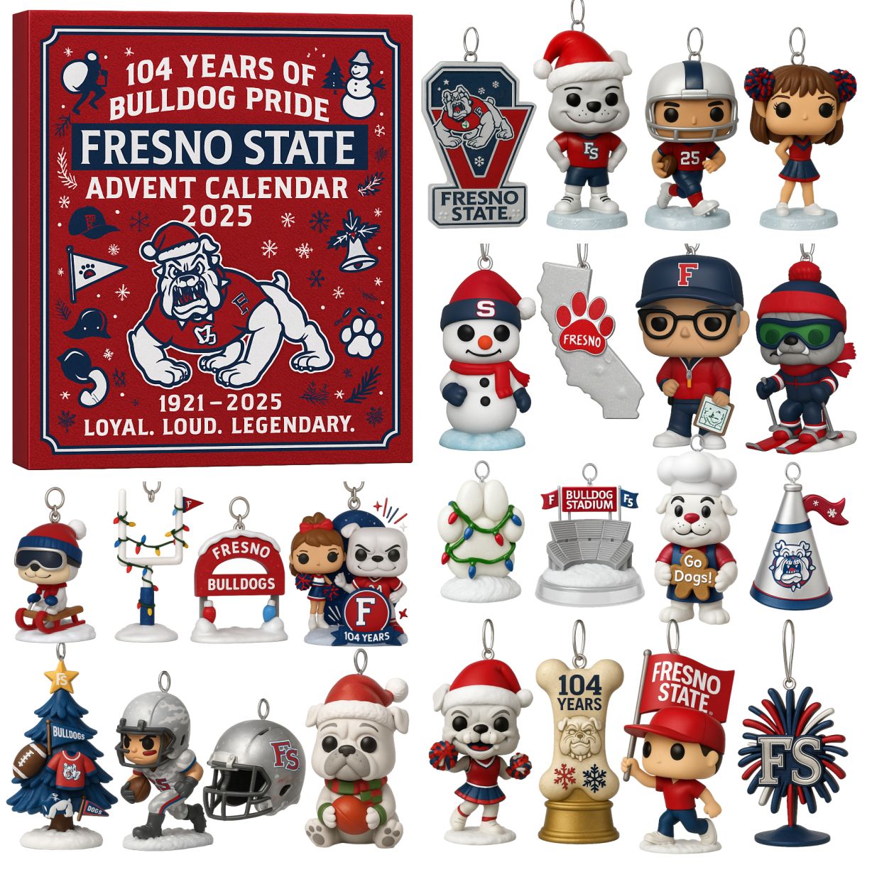 Fresno State Bulldogs 104th Anniversary Advent Calendar