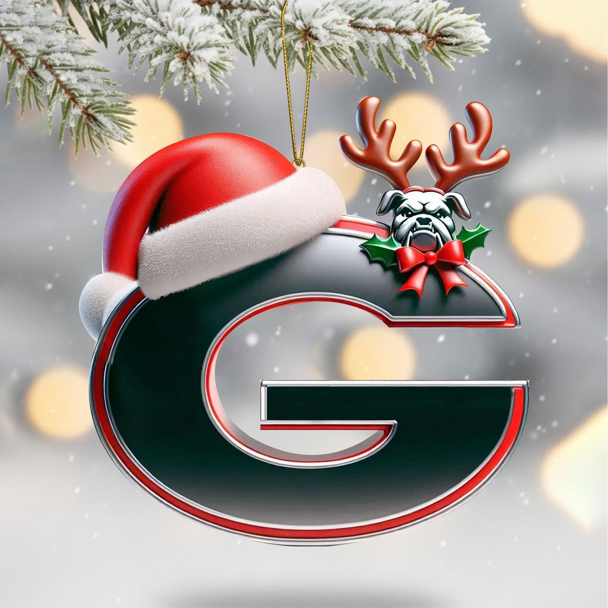 GGBD 2025 Acrylic Christmas Tree Topper & Ornament Bundle - Exclusive Festive Fan Collectible Gift Set