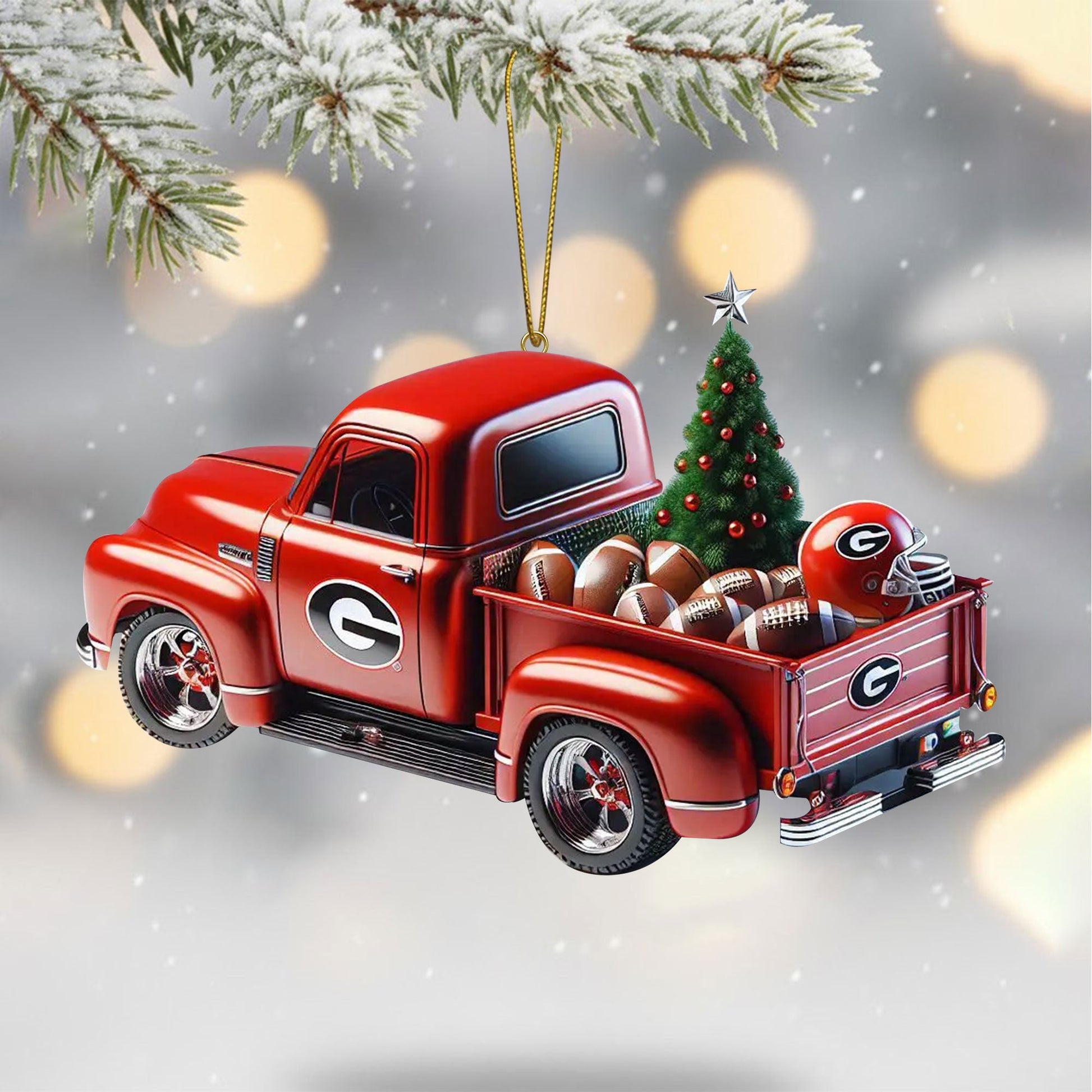 GGBD 2025 Acrylic Christmas Tree Topper & Ornament Bundle - Exclusive Festive Fan Collectible Gift Set