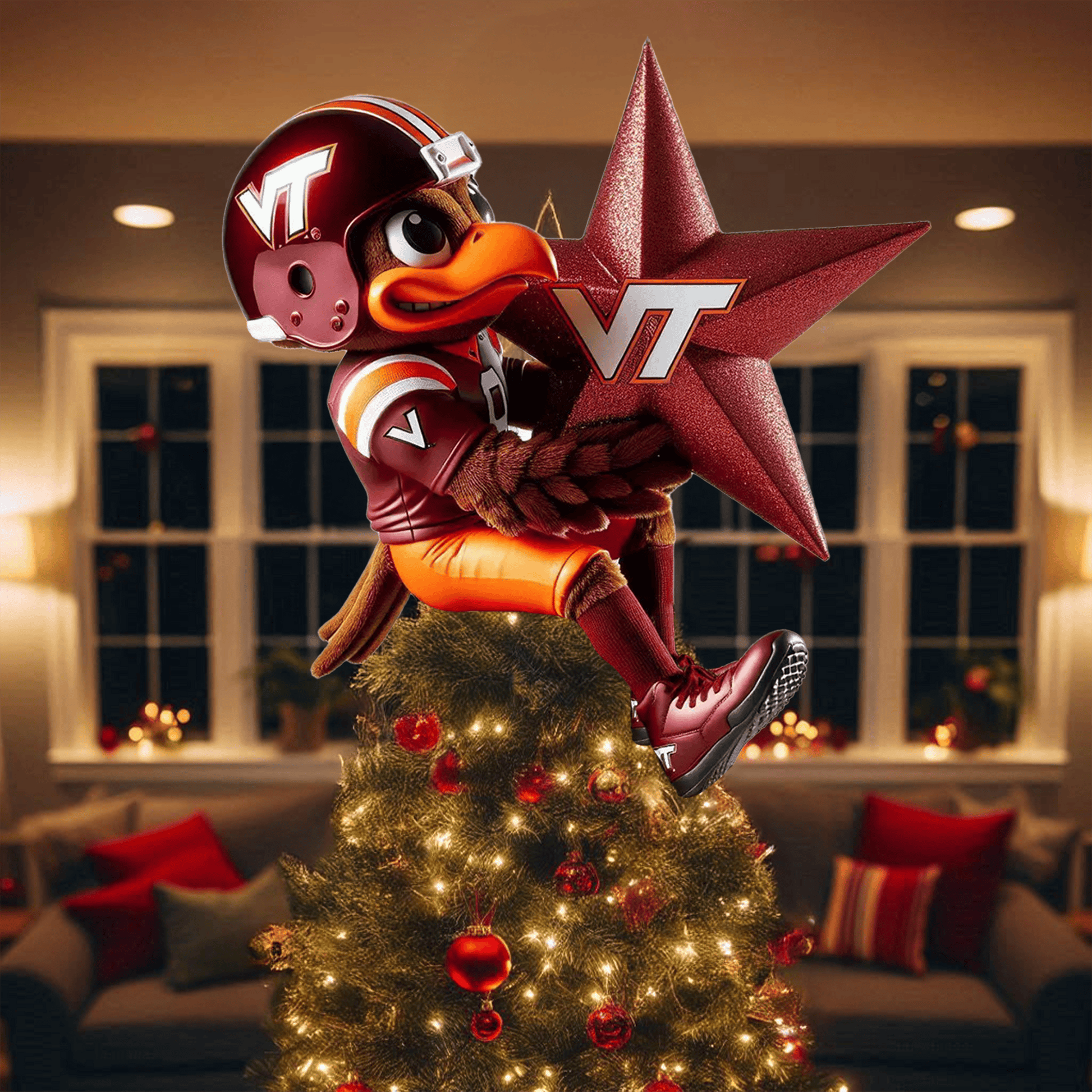 VTH 2025 Acrylic Christmas Tree Topper & Ornament Bundle - Exclusive Festive Fan Collectible Gift Set