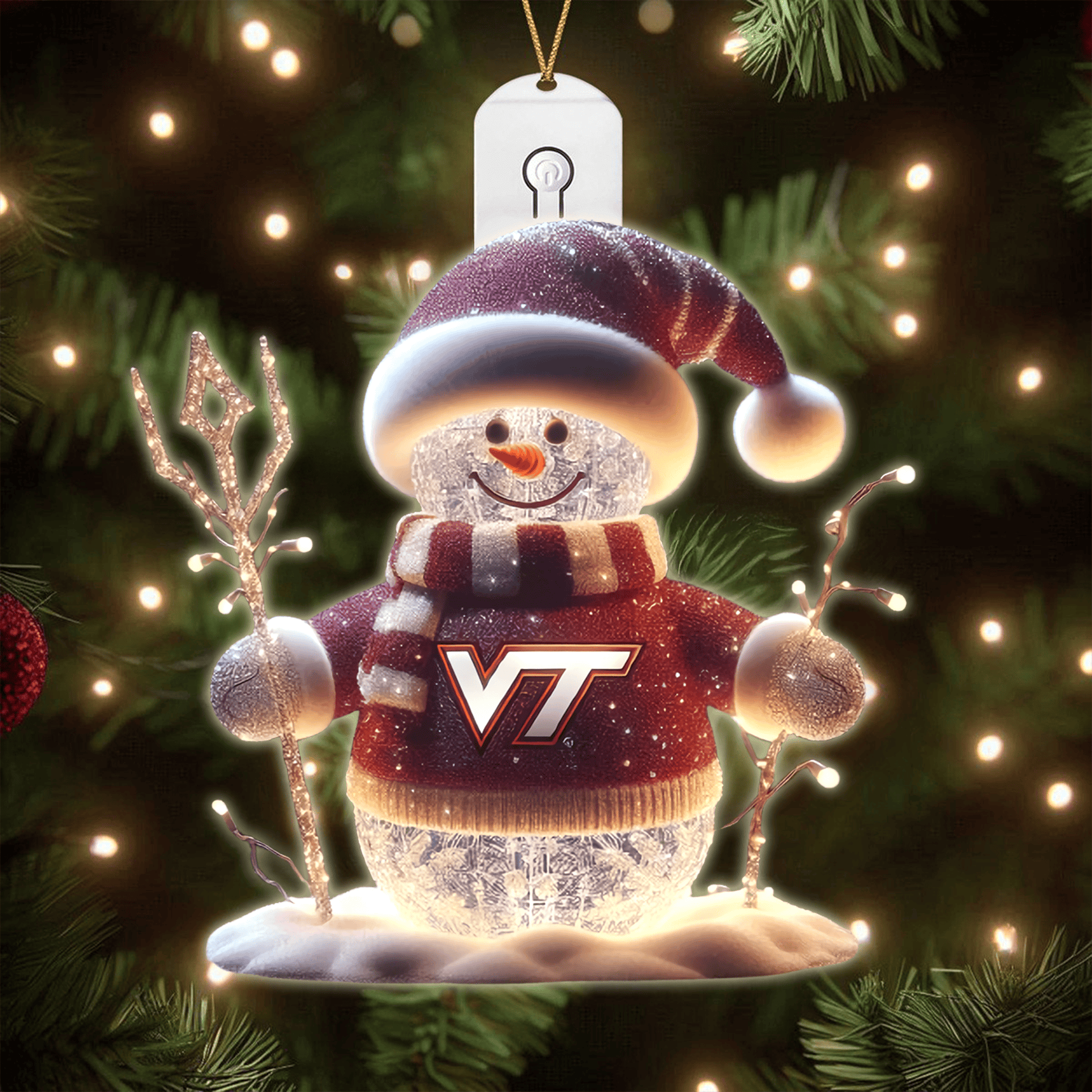 VTH 2025 Acrylic Christmas Tree Topper & Ornament Bundle - Exclusive Festive Fan Collectible Gift Set