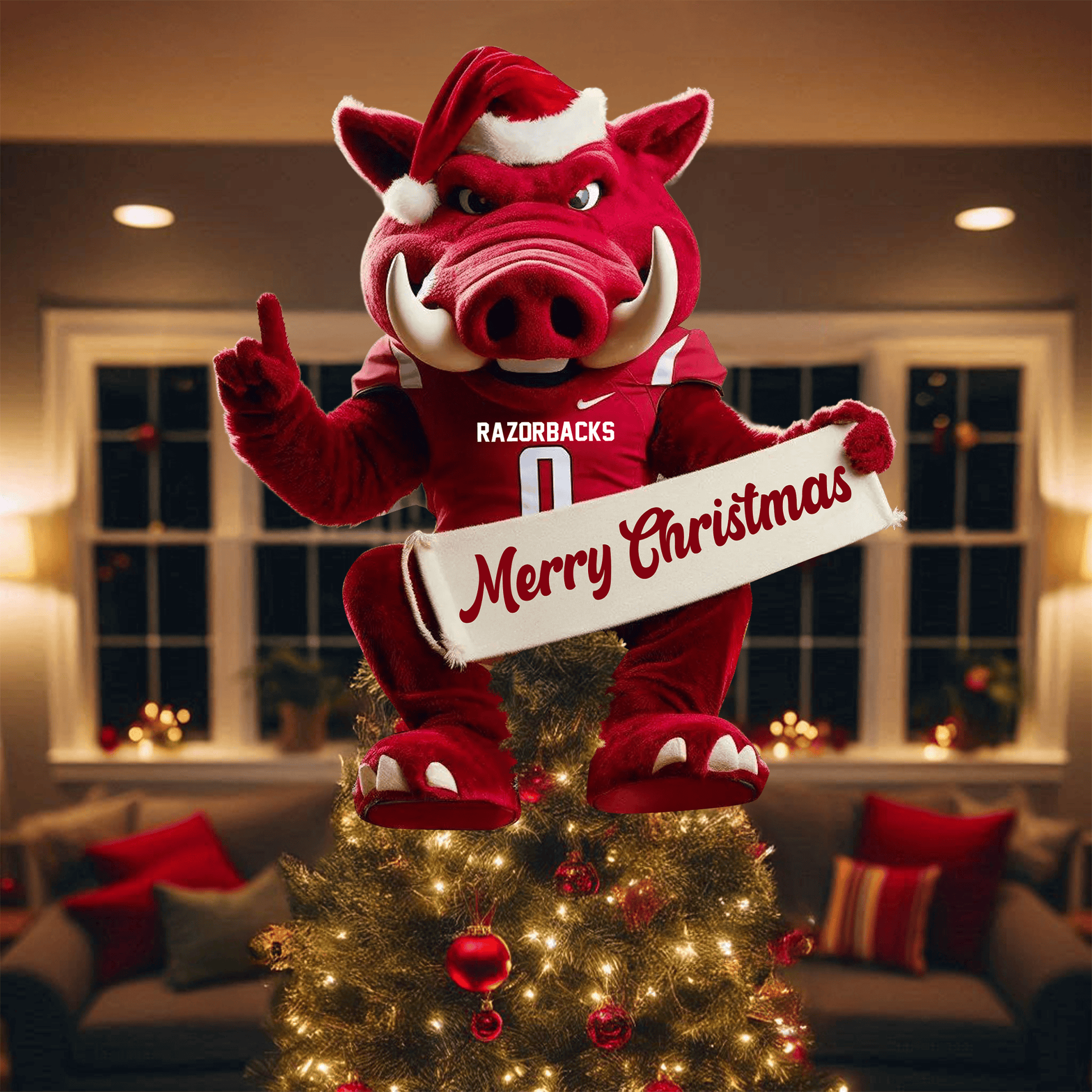 AKR 2025 Acrylic Christmas Tree Topper & Ornament Bundle - Exclusive Festive Fan Collectible Gift Set