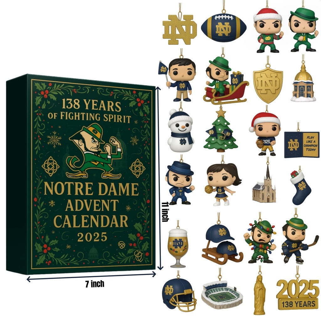 Notre Dame Fighting Irish 138th Anniversary Advent Calendar