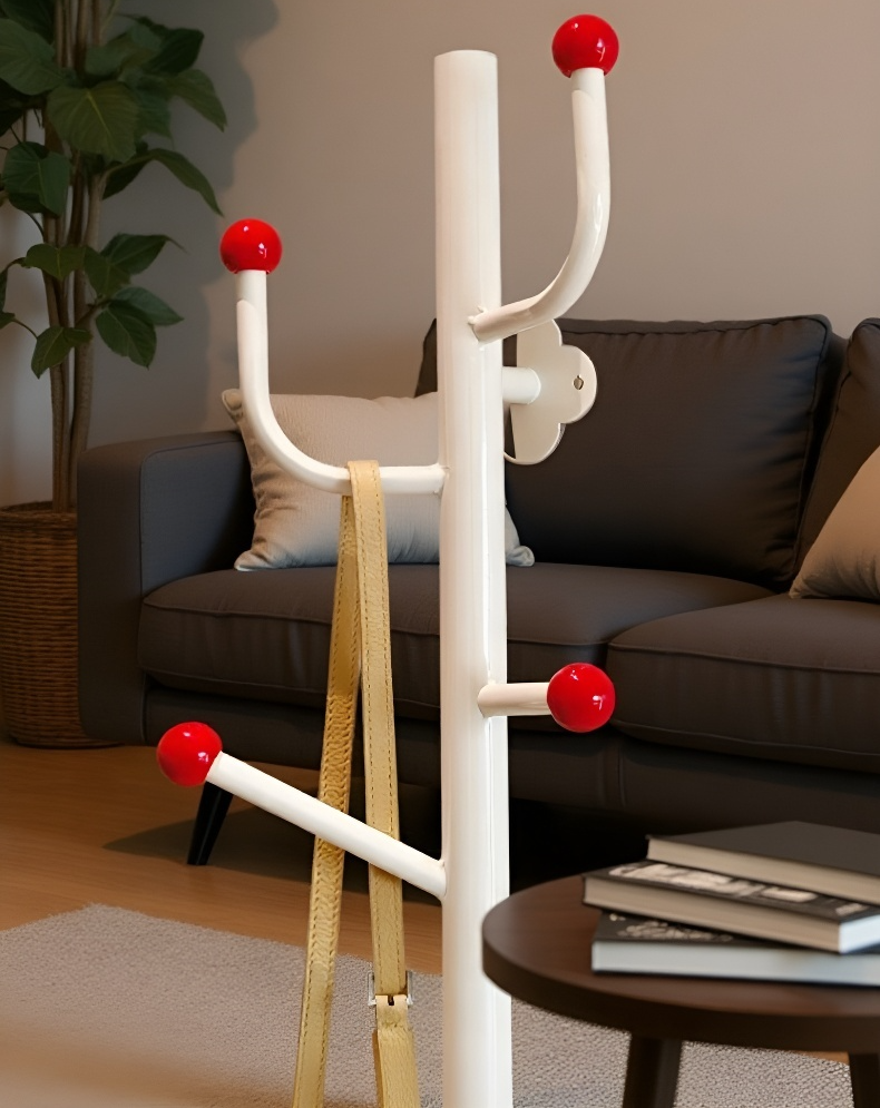 Durable non perforated clothes rack close-up