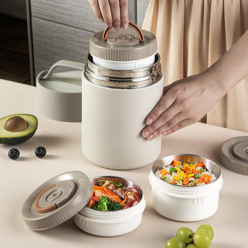 Easy to clean stainless steel food storage box