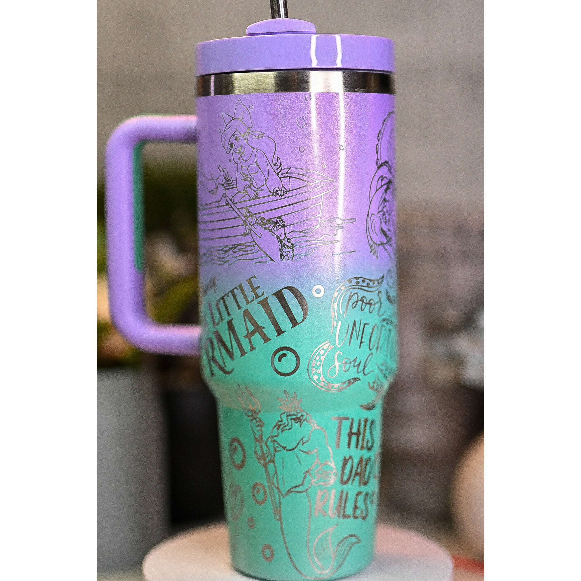 The Little Merthtmaid Quencher H2.0 FlowState? Tumbler | 30/40 OZ