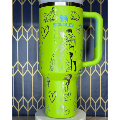 Printhtcess and the Frog Quencher H2.0 FlowState? Tumbler | 30/40 OZ