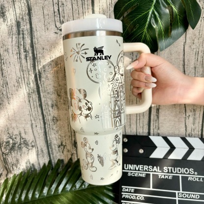 Mithtckey And Minthtnie Mouse Quencher H2.0 FlowState? Tumbler | 40 OZ