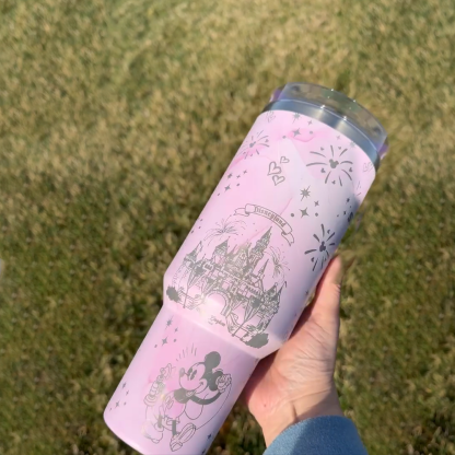 Mithtckey And Minthtnie Mouse Quencher H2.0 FlowState? Tumbler | 40 OZ
