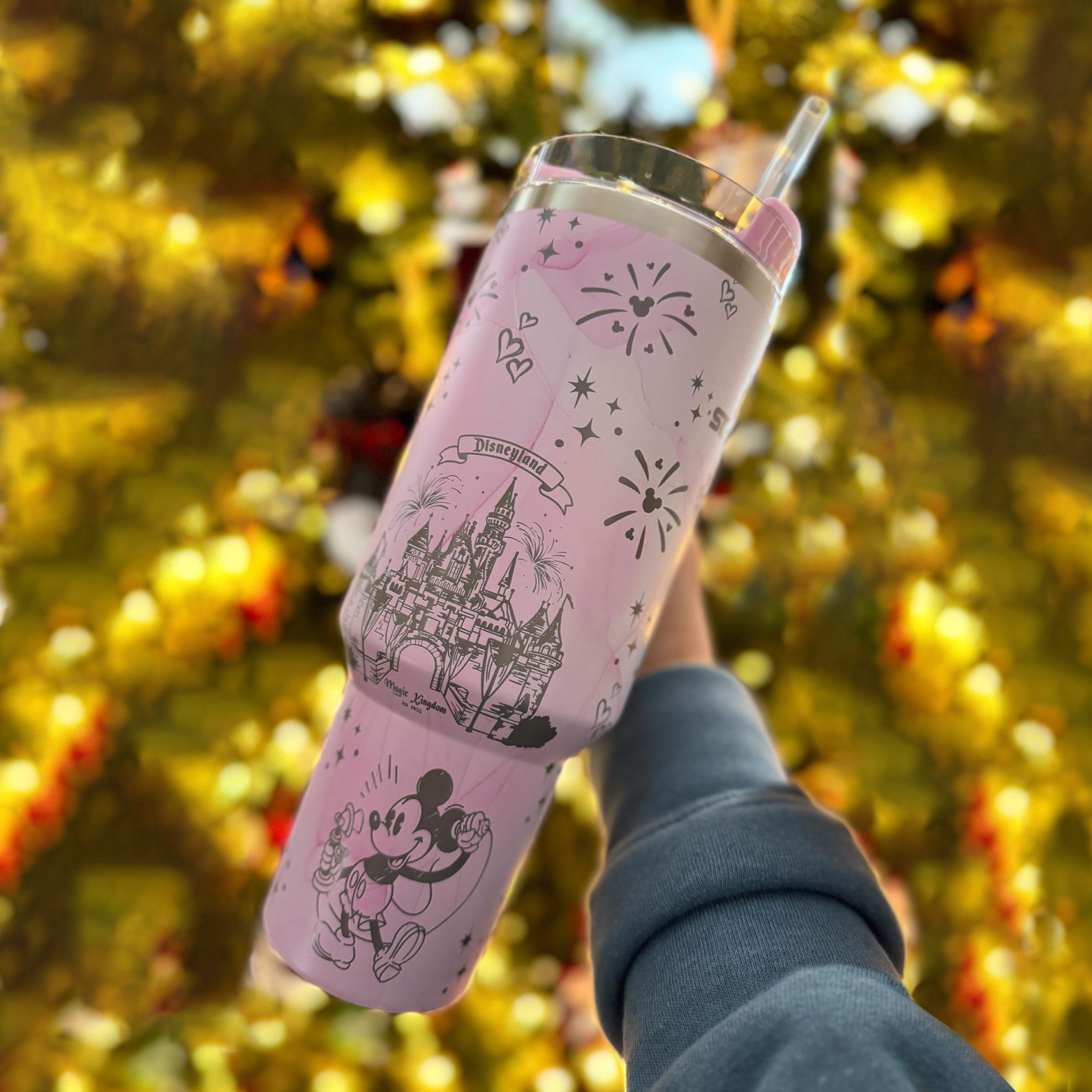 Mithtckey And Minthtnie Mouse Quencher H2.0 FlowState? Tumbler | 40 OZ