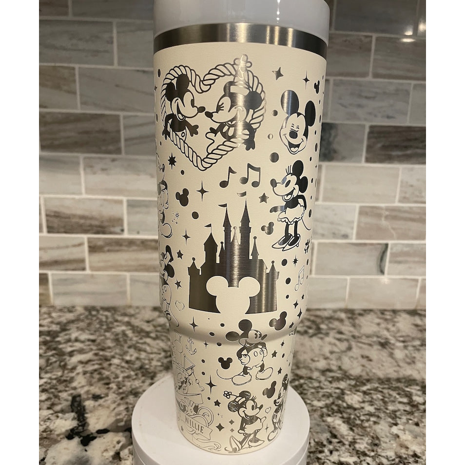 Mithtckey And Minthtnie Mouse Quencher H2.0 FlowState? Tumbler | 40 OZ
