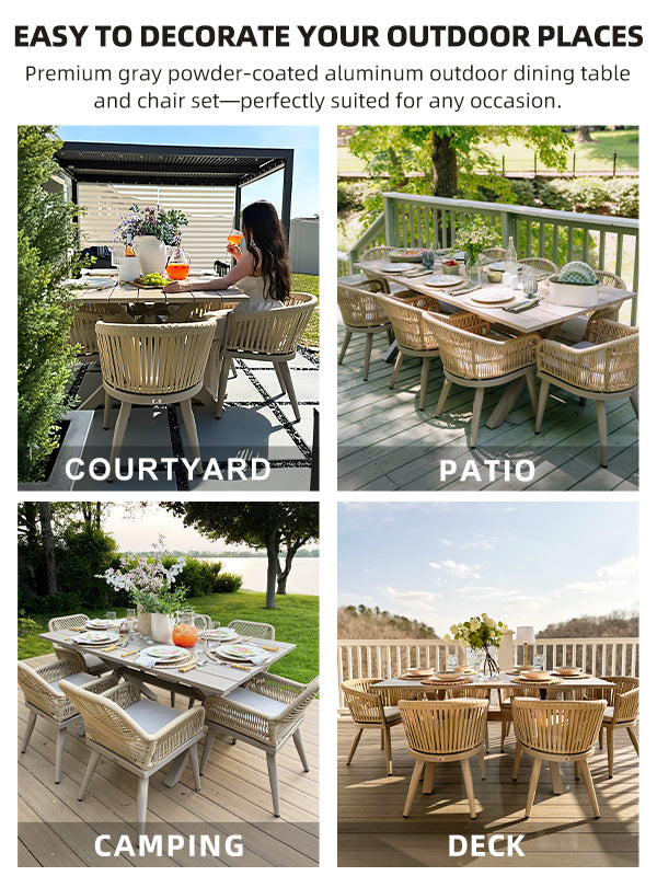 PURPLE LEAF Dining Set