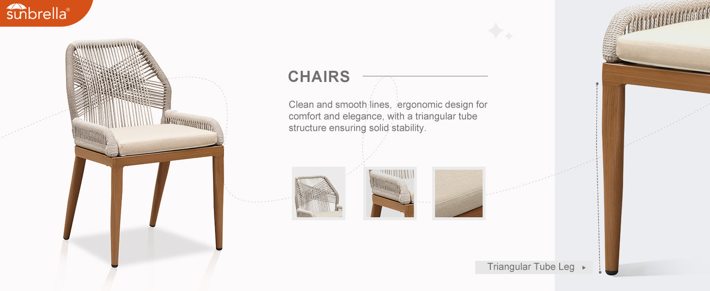 PURPLE LEAF Dining Set