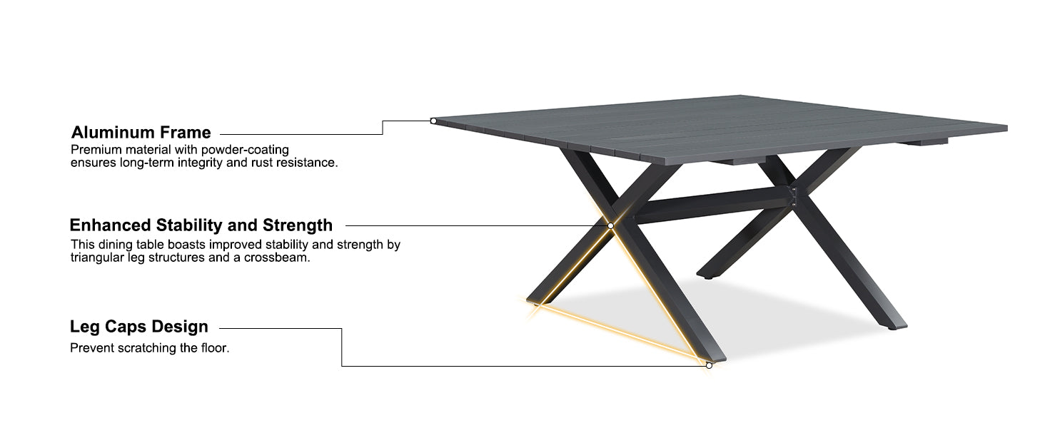 PURPLE LEAF Dining Set
