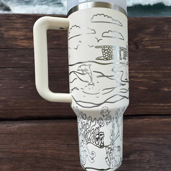 The Little Merthtmaid Quencher H2.0 FlowState? Tumbler | 30/40 OZ