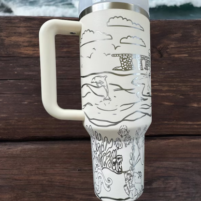 The Little Merthtmaid Quencher H2.0 FlowState? Tumbler | 30/40 OZ