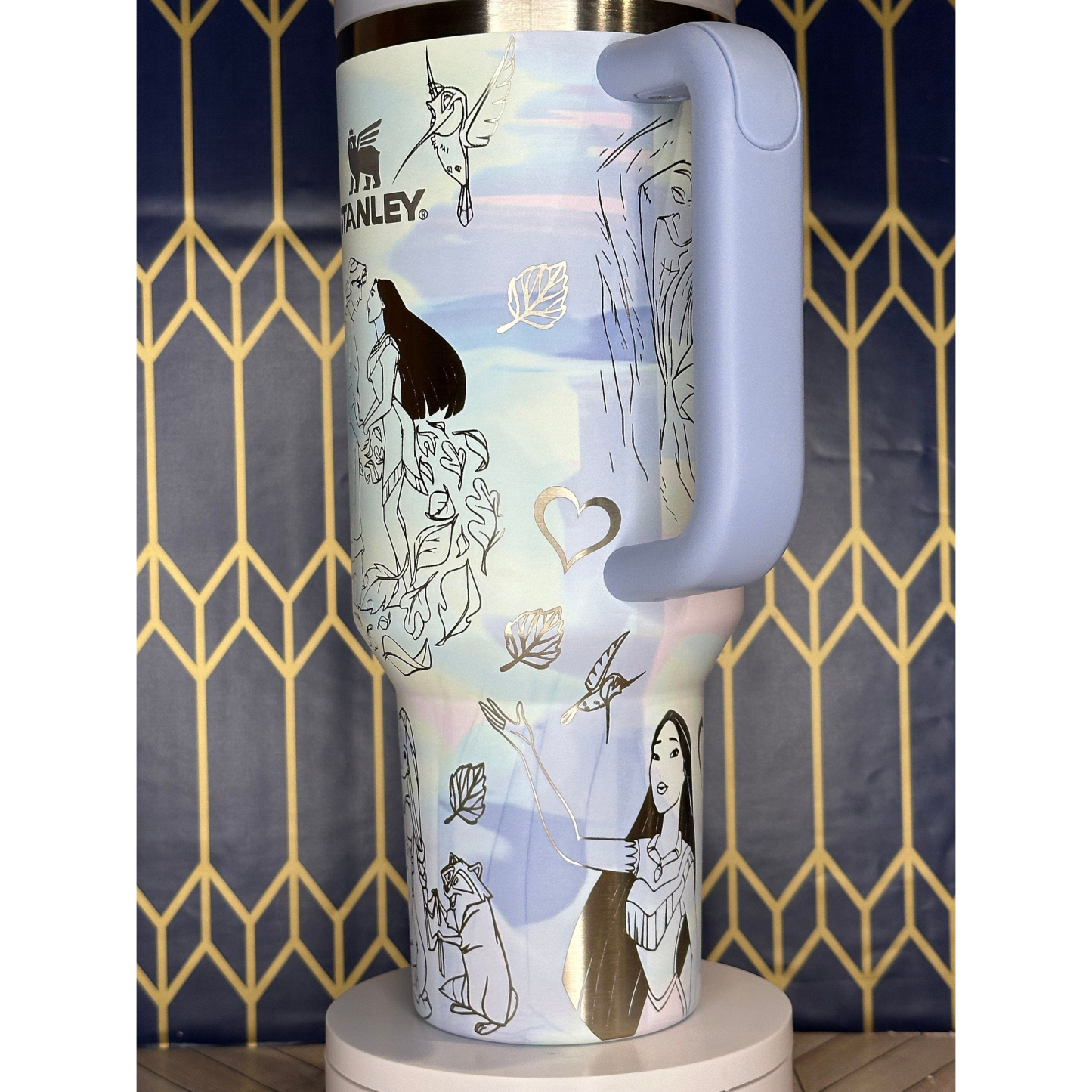 Pocahthtontas Laser Engraved Quencher H2.0 FlowState? Tumbler | 30/40 OZ