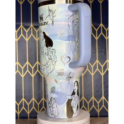 Pocahthtontas Laser Engraved Quencher H2.0 FlowState? Tumbler | 30/40 OZ