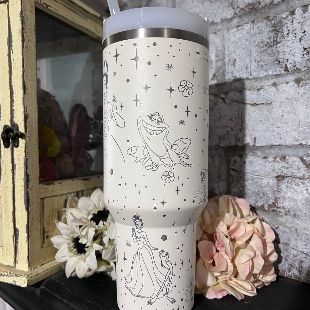Printhtcess and the Frog Quencher H2.0 FlowState? Tumbler | 30/40 OZ