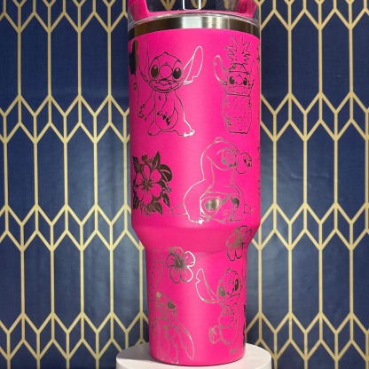 Lithtlo & Stitcthth Quencher H2.0 FlowState? Tumbler | 40 OZ