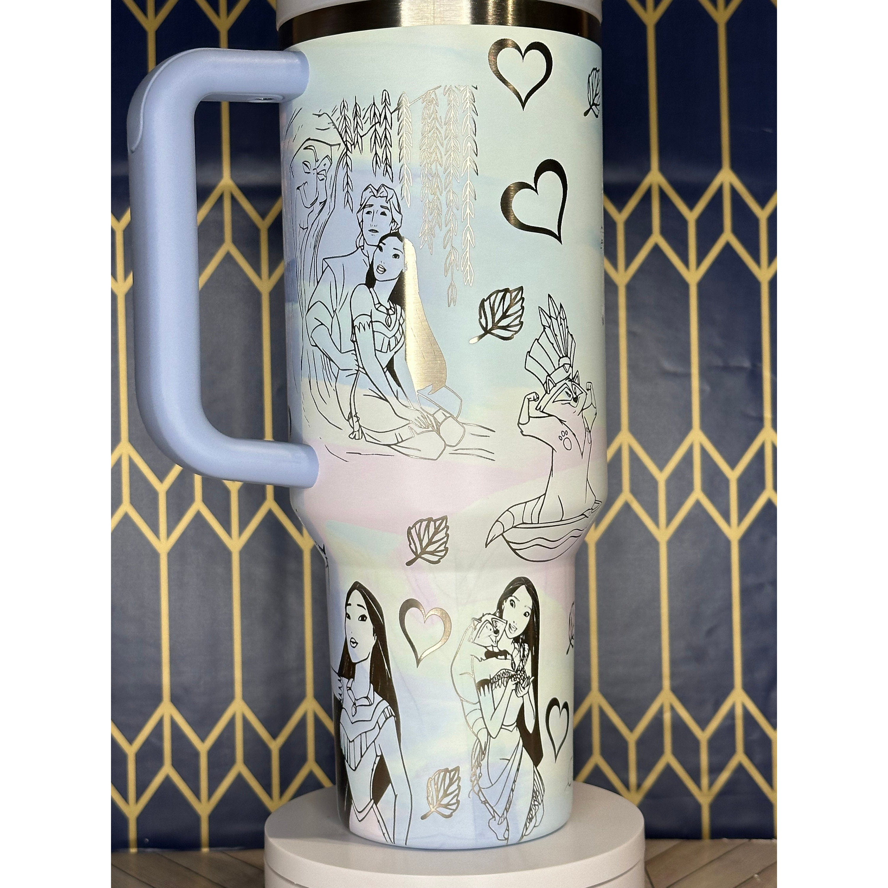 Pocahthtontas Laser Engraved Quencher H2.0 FlowState? Tumbler | 30/40 OZ
