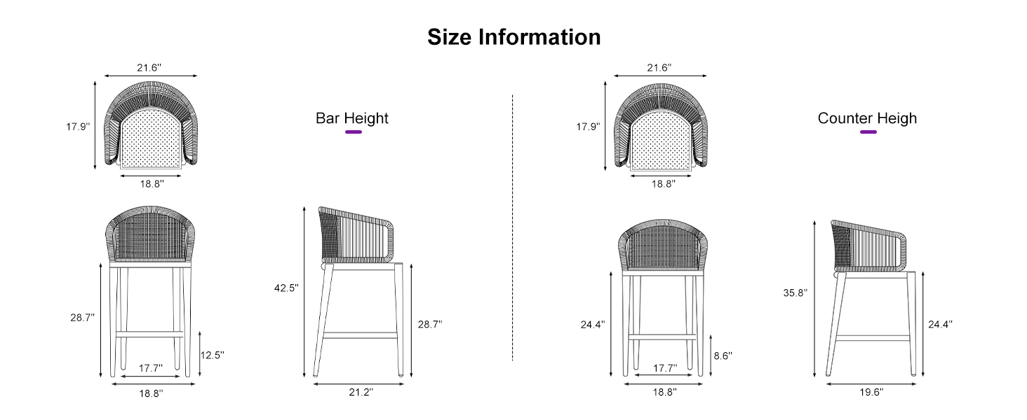 PURPLE-LEAF-Bar-Stools