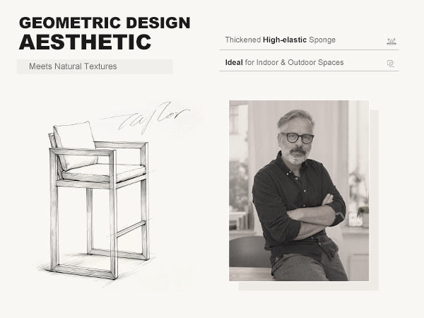 PURPLE LEAF Outdoor Bar Stools