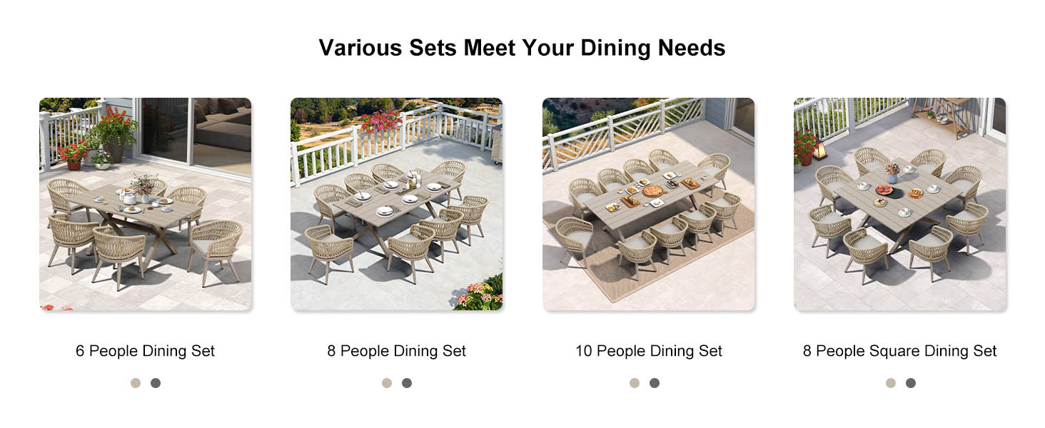 PURPLE LEAF Dining Set