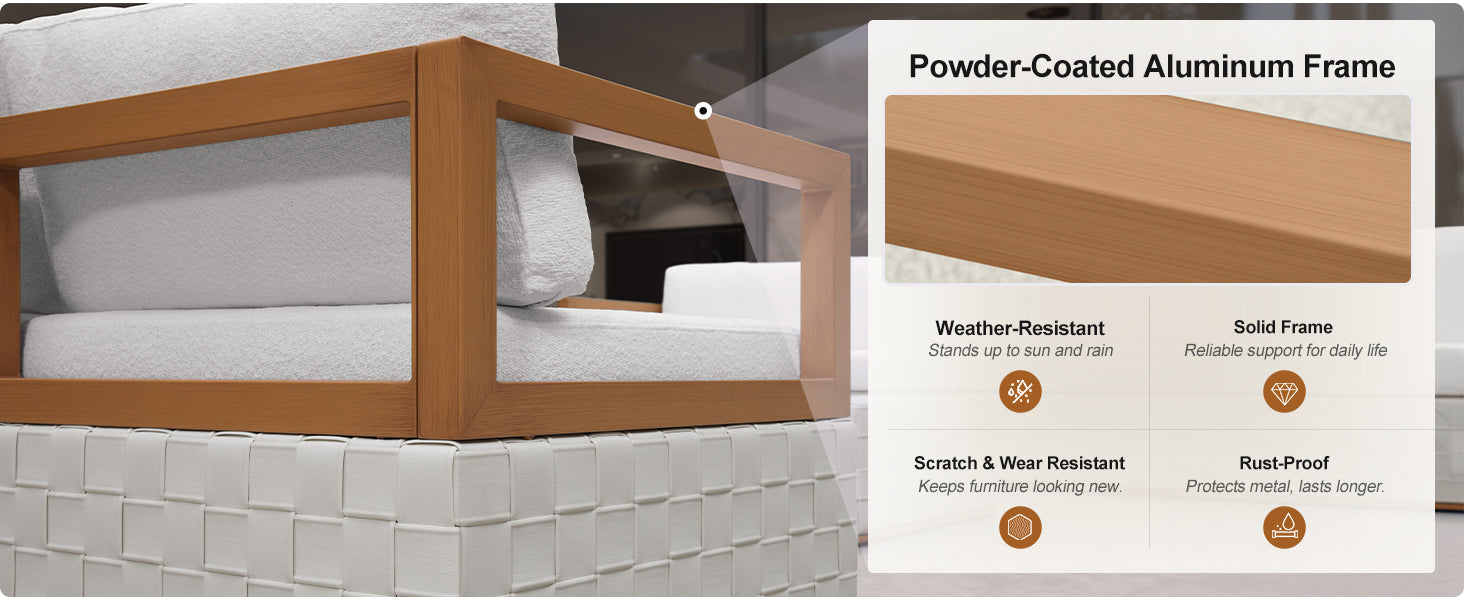 PURPLE LEAF Patio Conversation Set