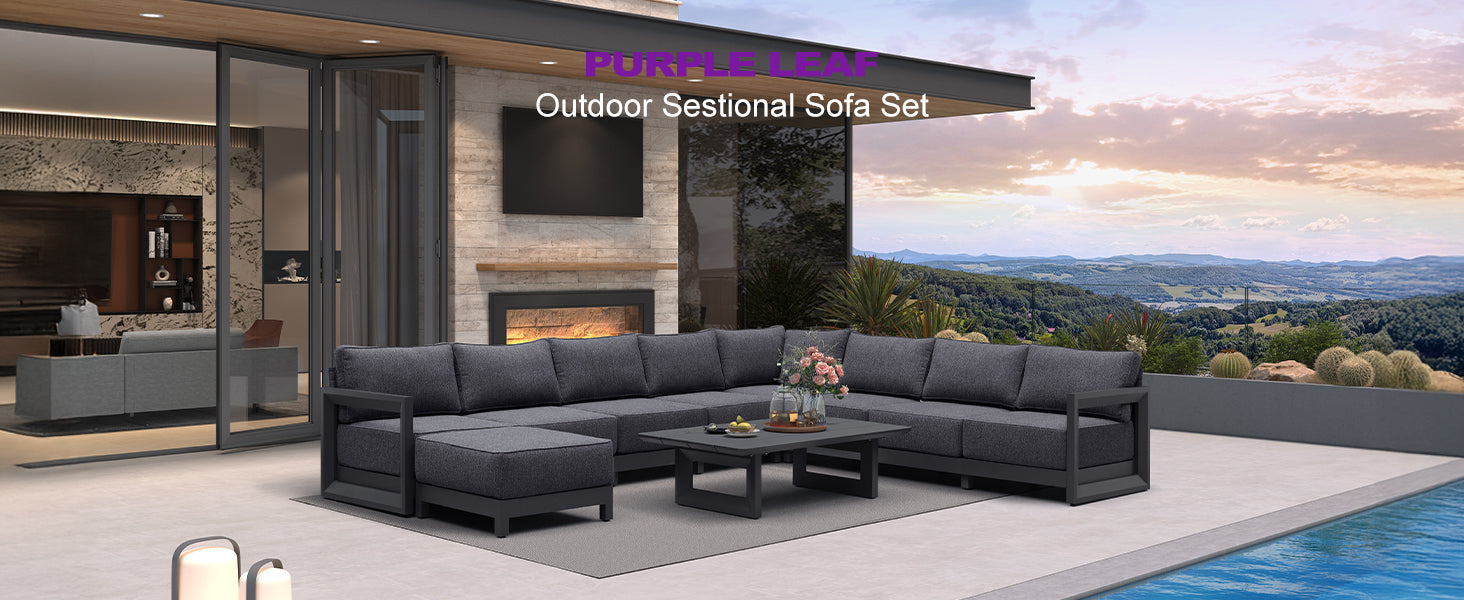 PURPLE LEAF Patio Conversation Set