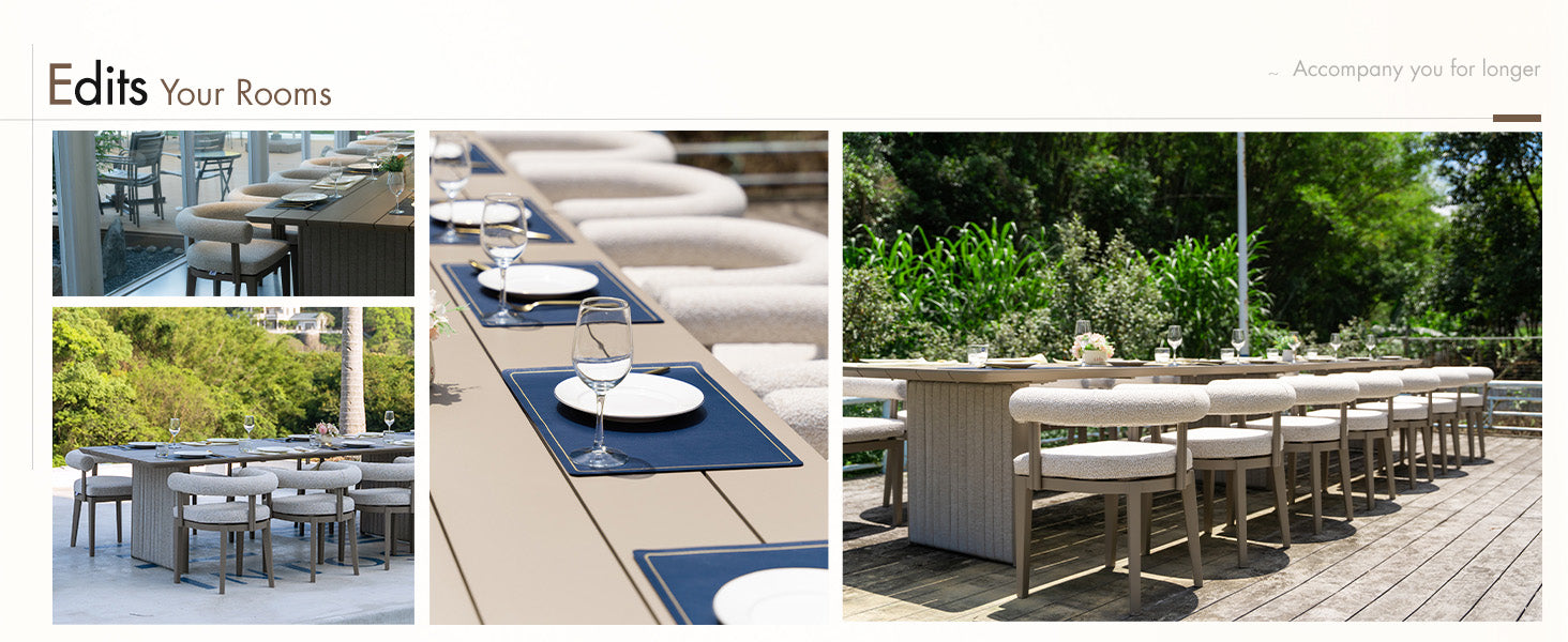 PURPLE LEAF Dining Set