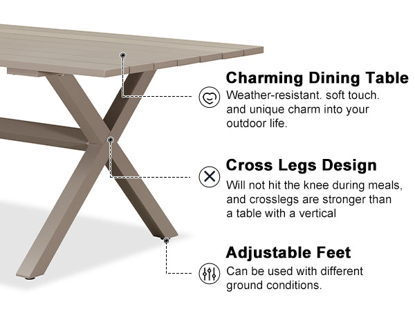 PURPLE LEAF Dining Set